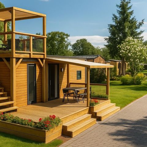 MOBILE HOME 6 people - Mobile home Prestige Plus sea view - 3 Bedrooms - 32m² - France