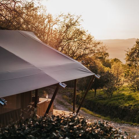 CANVAS AND WOOD TENT 6 people - (VALLEY)