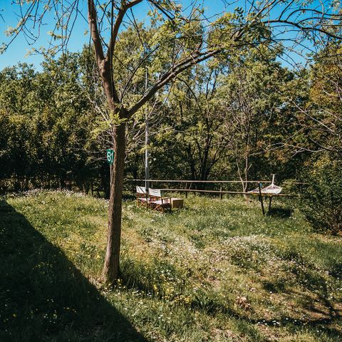 CANVAS AND WOOD TENT 6 people - Garden