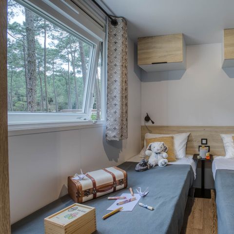 Mobile home 4 persons - Comfort - 2 bedrooms - Air conditioning.