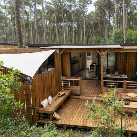 Mobile home 4 persons - Exclusive - 2 bedrooms - 2 shower rooms - Air conditioning.
