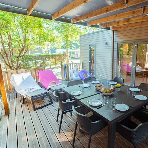 MOBILE HOME 8 people - Exclusif - 4 bedrooms - 3 shower rooms - Air conditioning. 2 modules