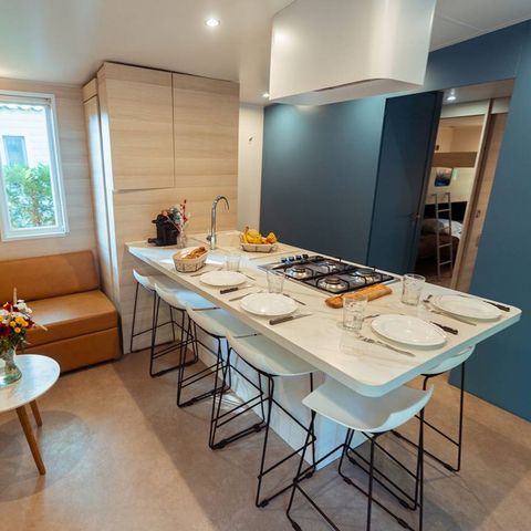 MOBILE HOME 8 people - Exclusif - 4 bedrooms - 3 shower rooms - Air conditioning. 2 modules