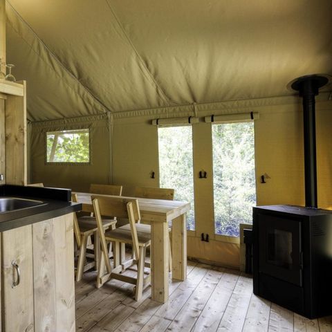 CANVAS AND WOOD TENT 5 people - Comet 27 Lodges