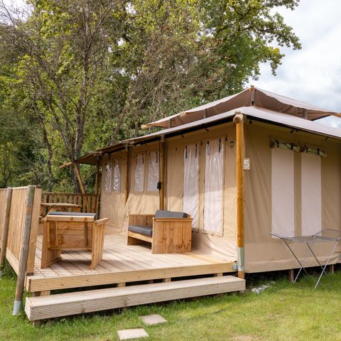 CANVAS AND WOOD TENT 5 people - Stardust 40 - 5 people
