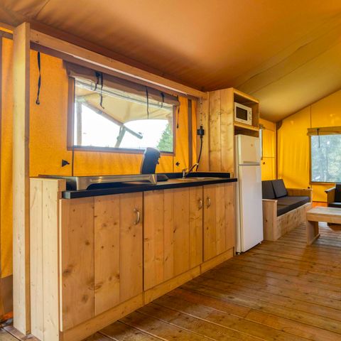 CANVAS AND WOOD TENT 5 people - Stardust 40 - 5 people