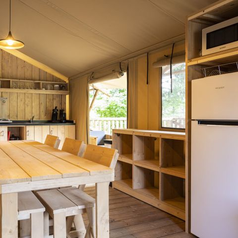 CANVAS AND WOOD TENT 5 people - Dreamer 40