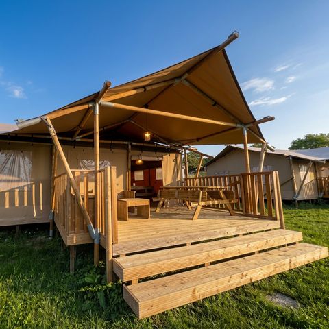 Canvas and wooden tent 5 persons - Dreamer 40