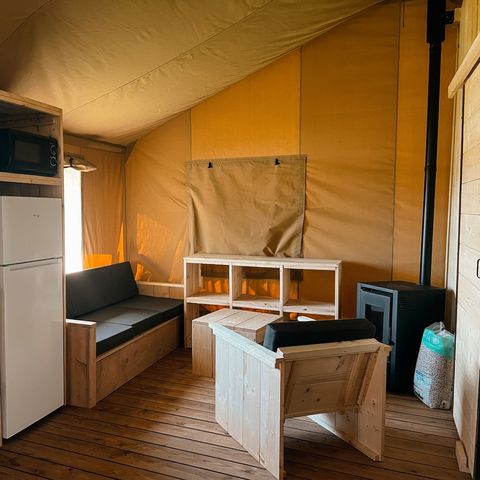 Canvas and wooden tent 5 persons - Dreamer 40
