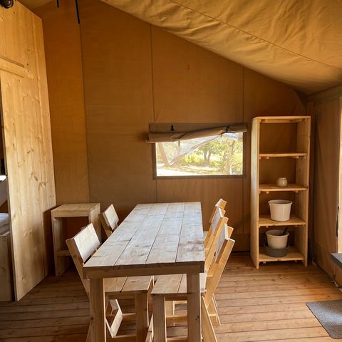 Canvas and wooden tent 5 persons - Dreamer 40