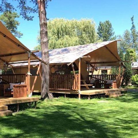 CANVAS AND WOOD TENT 5 people - Safari Lodge A