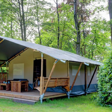 CANVAS AND WOOD TENT 6 people - Safari tents without sanitary facilities 6 people