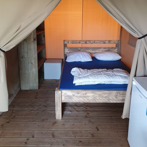 Canvas and wooden tent 6 persons - Safari tents without sanitary facilities 6 people