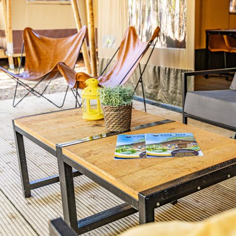 CANVAS AND WOOD TENT 5 people - Cikat - Safari tent Lodge (6P)