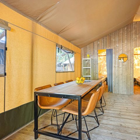 CANVAS AND WOOD TENT 5 people - Cikat - Safari tent Lodge (6P)