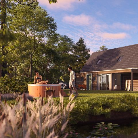 HOUSE 6 people - Carrier Stone Outdoor Sauna