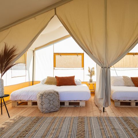 Canvas and wooden tent 4 persons - Cast Away deluxe