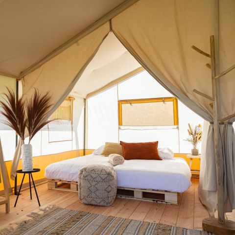 Canvas and wooden tent 4 persons - Cast Away deluxe
