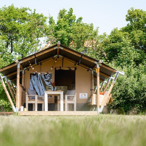 Canvas and wooden tent 2 persons - Cast Away