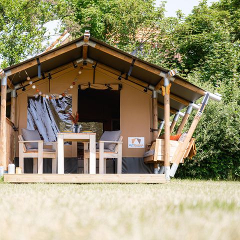 CANVAS AND WOOD TENT 2 people - Cast Away