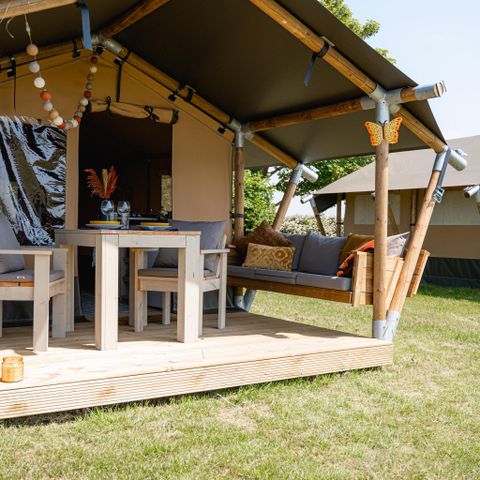 Canvas and wooden tent 2 persons - Cast Away