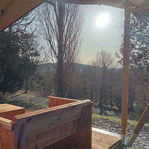 CANVAS AND WOOD TENT 5 people