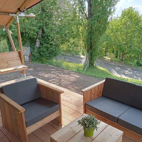 CANVAS AND WOOD TENT 5 people