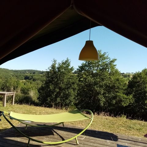 Canvas and wooden tent 6 persons