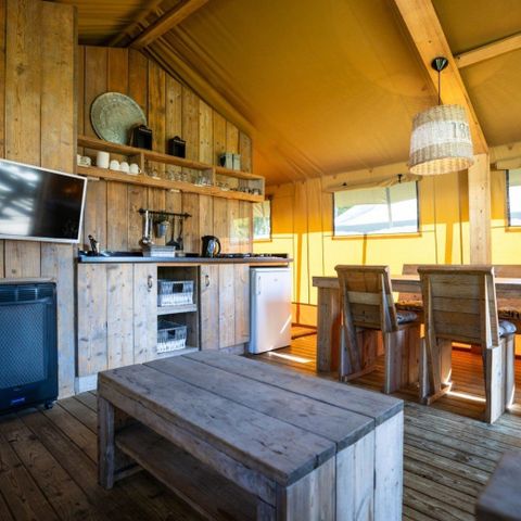 CANVAS AND WOOD TENT 6 people - Glamping tent