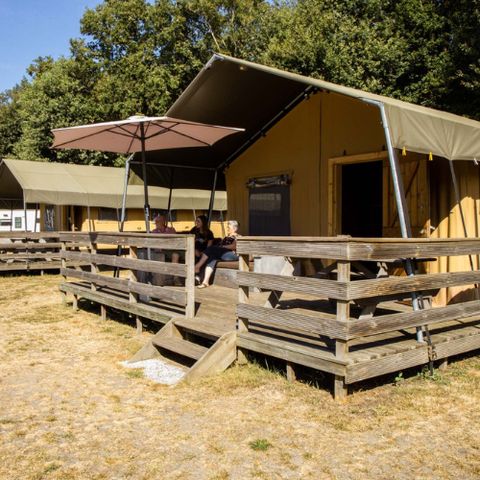 CANVAS AND WOOD TENT 6 people - Glamping tent