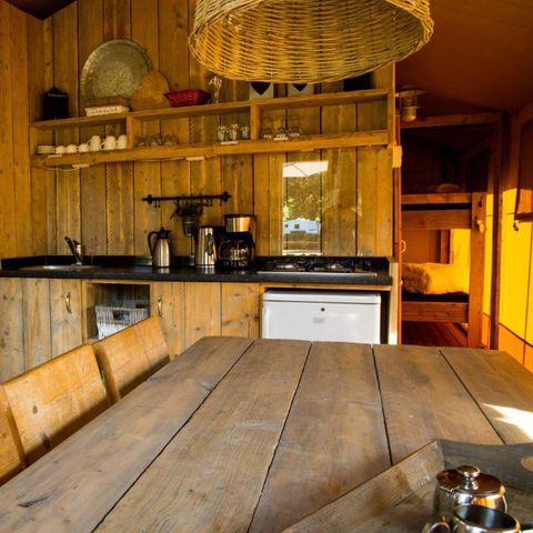 CANVAS AND WOOD TENT 6 people - Glamping tent