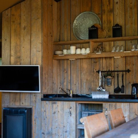 CANVAS AND WOOD TENT 6 people - Glamping tent
