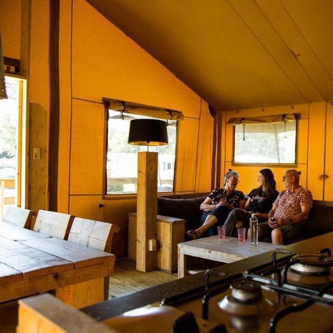 CANVAS AND WOOD TENT 6 people - Glamping tent