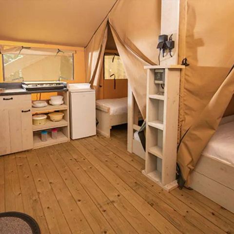 LODGE 5 people - Eco Lodge Tent | 2 Bedrooms | 4/5 Pers | No bathroom