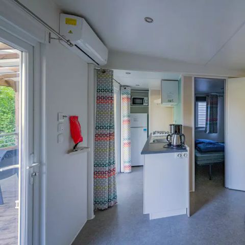 BUNGALOW 6 people - Mobile-home | Comfort | 2 Bedrooms | 4/6 Pers. | Raised terrace | 1 Bathroom | Air-con.