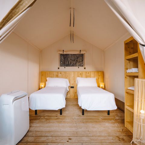 CANVAS AND WOOD TENT 2 people - SAFARI ARENA 2