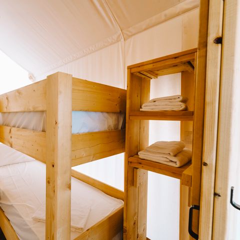 CANVAS AND WOOD TENT 5 people - SAFARI ARENA 5