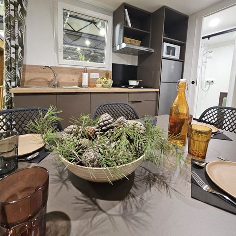 MOBILE HOME 4 people - Mobilhome premium AVEC VUE et climatisation 2 chambres 4 personnes