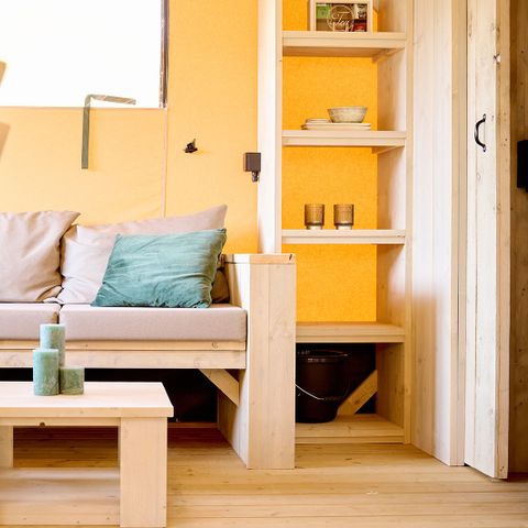 CANVAS AND WOOD TENT 7 people - Rangerlodge