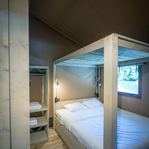 Canvas and wooden tent 5 persons - Family Glamping Tent