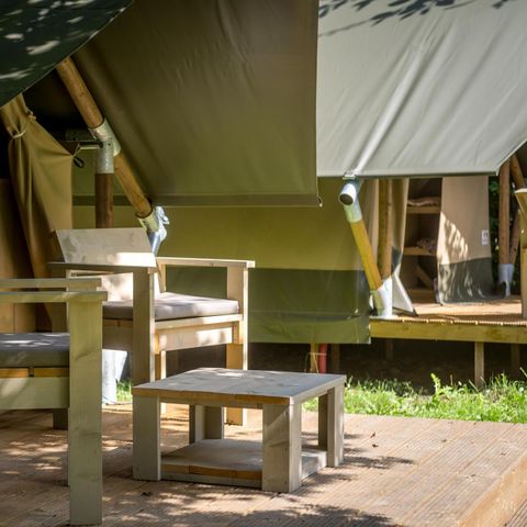 CANVAS AND WOOD TENT 2 people - Glamping tent XS - IEPER