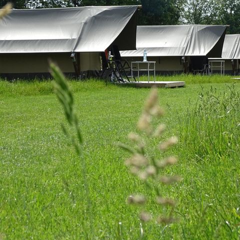 Canvas and wooden tent 2 persons