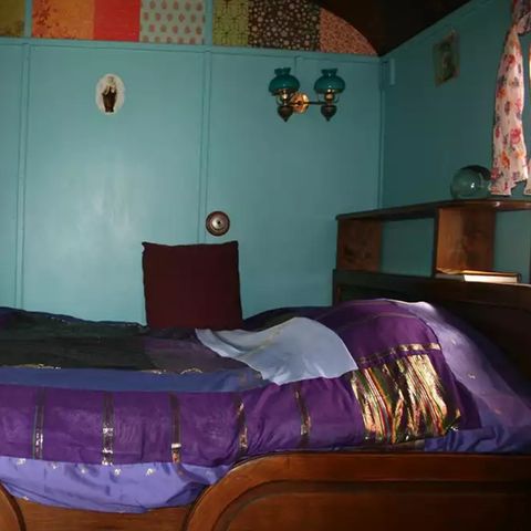 Chalet 2 persons - Roulotte with sanitary facilities 1bed 2 pers