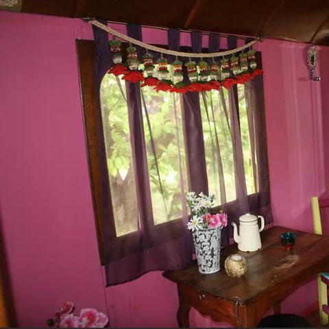 Chalet 2 persons - Roulotte with sanitary facilities 1bed 2 pers