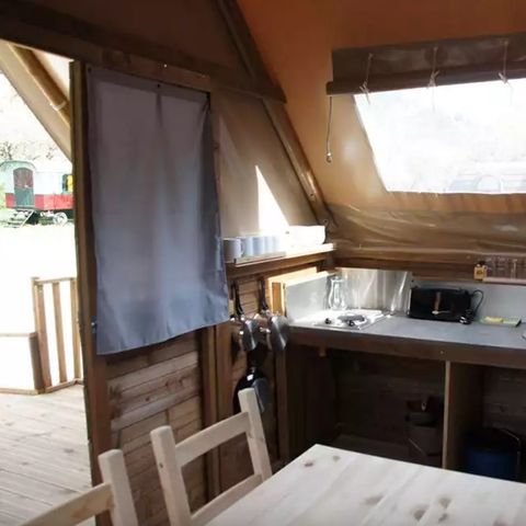 Tent 3 persons - Tent Lodge Chêne PMR 1ch 3 pers