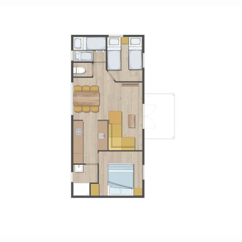 BUNGALOW 6 people - Charlies Dune House