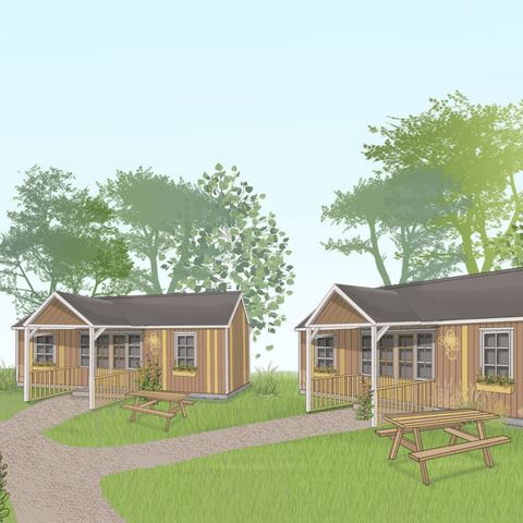 Bungalow 18 persons - Family Square 18 (3x Charlies Dune House)