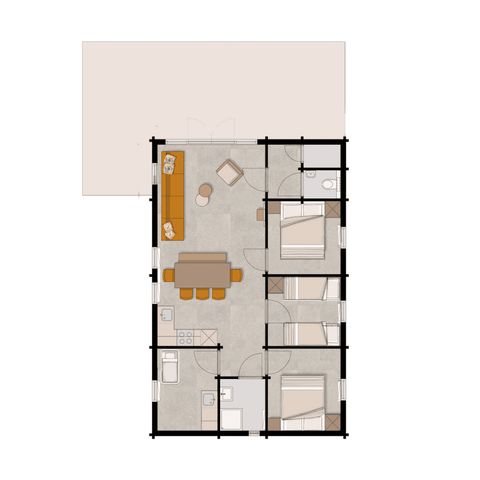 LODGE 6 people - Woezel & Pip Babylodge