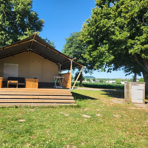 Canvas and wooden tent 6 persons