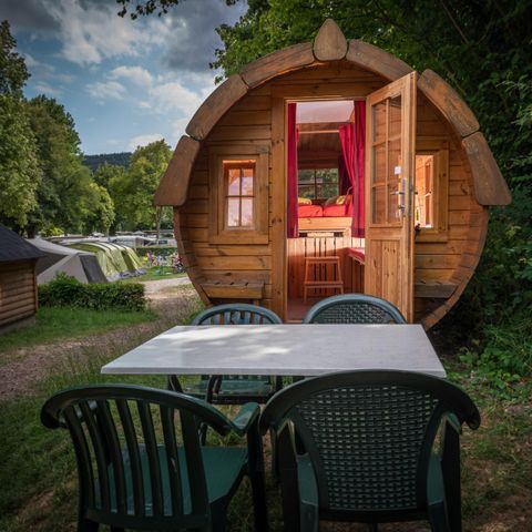 UNUSUAL ACCOMMODATION 4 people - Finkota Camping barrel